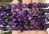 HGBS68 15 inches 10mm heart amethyst gemstone beads wholesale