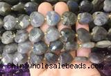 HGBS95 15 inches 16mm faceted heart labradorite gemstone beads wholesale