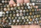 HJBS02 15 inches 8mm round bumblebee jasper beads wholesale