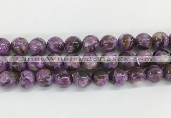 LPBS09 15 inches 12mm round purple Lepidolite beads wholesale