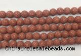 LVBS01 6mm, 8mm, 10mm, 12mm, 14mm, 16mm, 18mm & 20mm round dark red lava beads