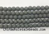 LVBS11 6mm, 8mm, 10mm, 12mm, 14mm, 16mm, 18mm & 20mm round gray lava beads