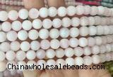 MGBS07 15 inches 8mm round pink morganite beads wholesale