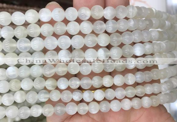 MSBS10 15 inches 6mm round moonstone gemstone beads wholesale