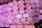 NGBS01 15 inches 8*12 - 10*14mm nuggets rose quartz gemstone beads