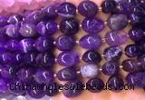 NGBS03 15 inches 8*12 - 10*14mm nuggets dogtooth amethyst gemstone beads