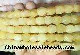 NGBS142 15 inches 9*11mm faceted nuggets yellow aventurine gemstone beads