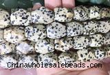 NGBS173 15 inches 13*18mm faceted nuggets dalmatian jasper gemstone beads