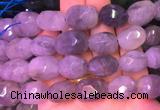 NGBS29 15 inches 12*16 - 13*18mm faceted nuggets cloudy quartz beads