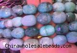 NGBS36 15 inches 12*16 - 13*18mm faceted nuggets amazonite beads