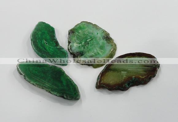 NGP1192 30*50mm - 55*70mm freeform agate gemstone pendants wholesale