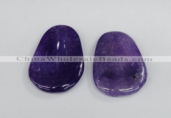 NGP1866 40*52mm - 40*58mm freeform agate gemstone pendants