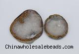 NGP2710 45*50mm - 55*75mm freeform druzy agate pendants