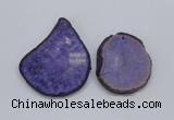 NGP2712 45*50mm - 55*75mm freeform druzy agate pendants