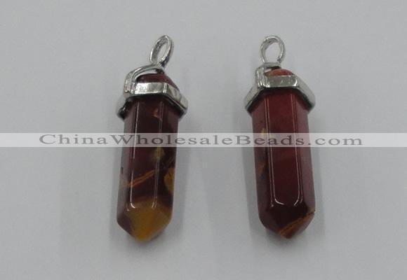 NGP5015 8*30mm sticks mookaite gemstone pendants wholesale