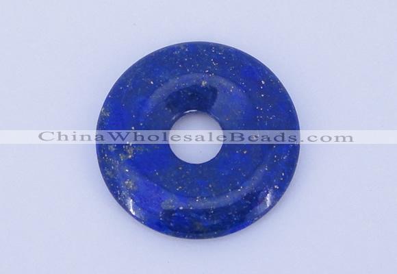 NGP721 5*30mm natural lapis lazuli gemstone donut pendant