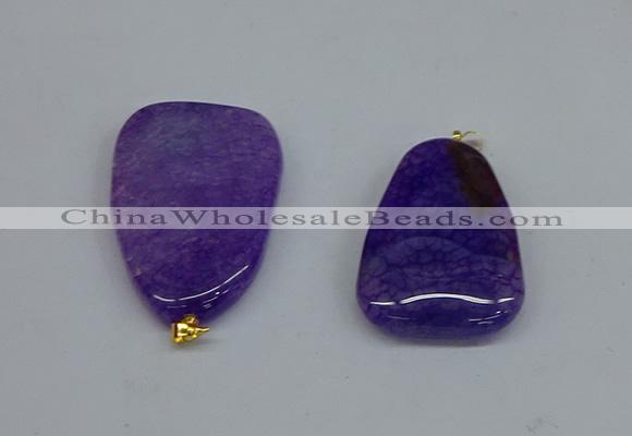 NGP8726 28*40mm - 30*54mm freeform agate pendants wholesale