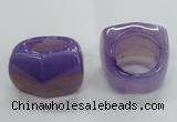 NGR41 20*30*35mm faceted freeform agate gemstone rings