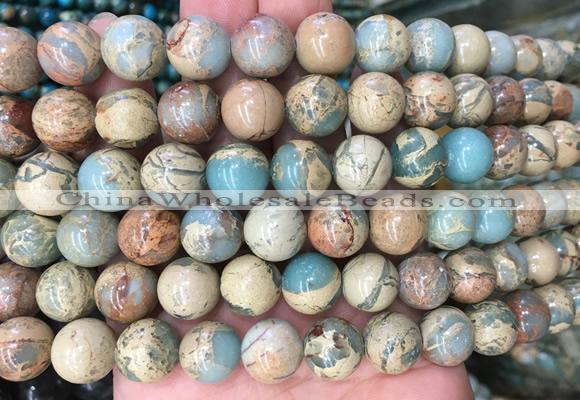 NSBS01 15 inches 12mm round serpentine Jasper beads wholesale