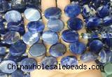 OVBS27 15 inches 13*18mm oval sodalite gemstone beads wholesale