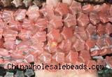 RGBS27 15 inches 16mm star cherry quartz gemstone beads wholesale