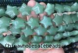 RGBS41 15 inches 20mm star green aventurine gemstone beads