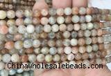 SSBS01 15 inches 6mm round sunstone beads wholesale