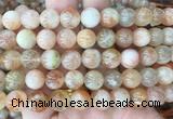 SSBS08 15 inches 10mm round sunstone beads wholesale