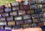 TBBS105 15 inches 10*14mm faceted tube pietersite gemstone beads